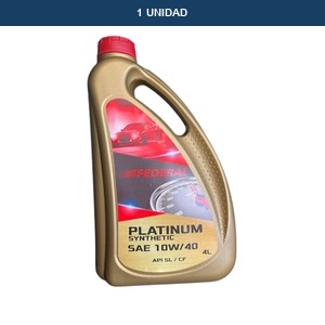 Federal Platinium 10W-40 Diesel Gasolina